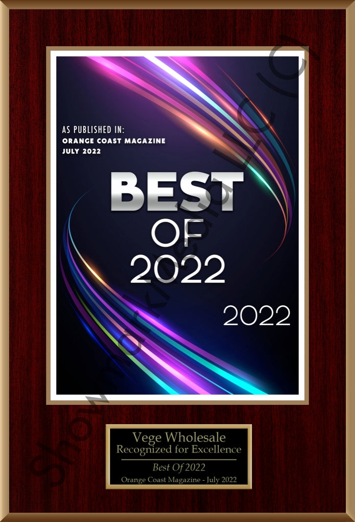 Vege Wholesale - Recognized for Excellence (July 2022)