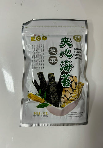 Sesame Flavored Seaweed Sandwich ( vii, dầu mè ) 30g /#4300