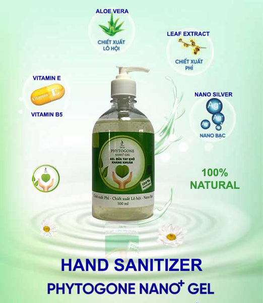 Hand Sanitizer Phytogone Nano Gel 500ml (16.9oz)