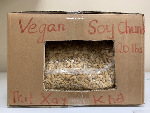 VEGAN Soy Chunks (Thịt Xay Khô) 20lbs/ M11