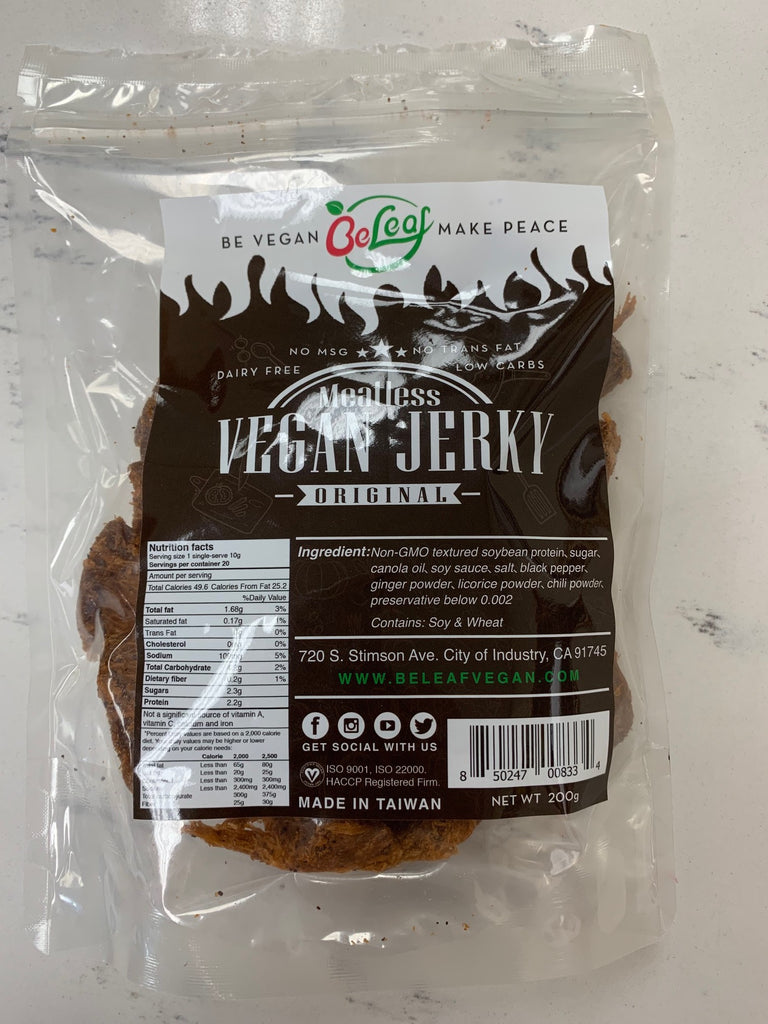 VEGAN Original Jerky (Khô Bò) D023/ 7 oz Vege Wholesale