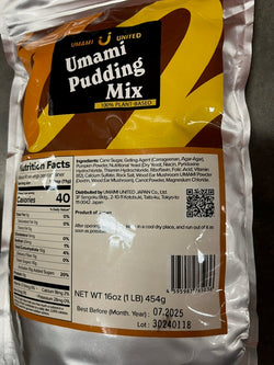 UMAMI Pudding Mix ( Hỗn Hỏ.p Làm Bánh Pudding ) 16 oz