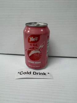 YEO"S  Lychee Drink ( Nước  Trái Vải ) 10.1 oz
