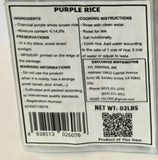 Purple Rice ( Gạo Lứt Tím Than ) 2 lb /  Purple bag