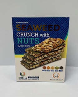 Seaweed Crunch W. Nuts ( Rong Biển Kẹp Đậu )16 bar / 10.72 oz