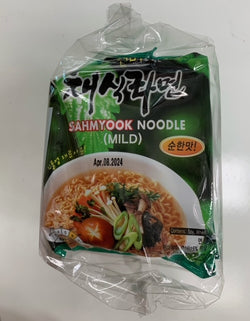 VEGAN  Sahmyook Noodle ( MILD ) Mi Gói Korea 16.oz / 4 pack