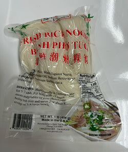 Quoc Viet Fresh Rice Noodle ( B. Pho Tuoi ) 1 lb / 10301