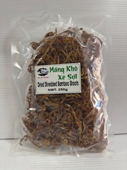 Dried Shredded Bamboo Shoots (Mang kho Xe Soi) 250g # 537