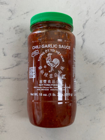 Chili Garlic Sauce / JAR 18 oz / Product Of USA / 24005
