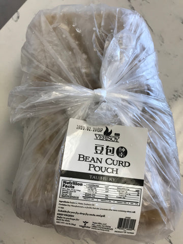 Frozen VEGAN Beancurd Pouch (Tàu Hũ Ky) 13.2lb/ JV02 BIG  BAG