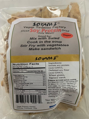VEGAN Sliced Soy Protein (Gà K. Thượng Hạng) 5 oz / S-5