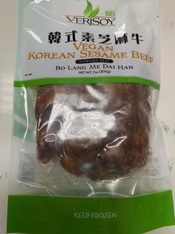 Frozen VEGAN Korean Sesame Beef (Bò mè đài loan) 7oz / BV13K