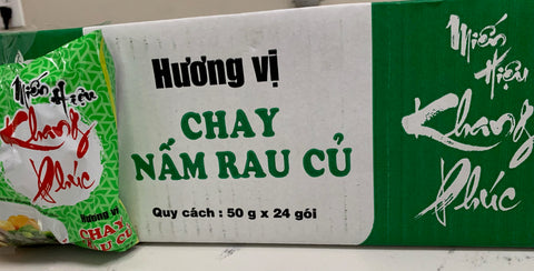 Vege Instant Bean Vermicelli(Miến Rau Củ Chay)box24 packs/5.2lbs